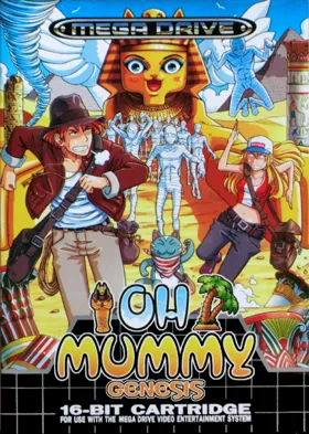 Oh Mummy Genesis (World) (Unl) box cover front